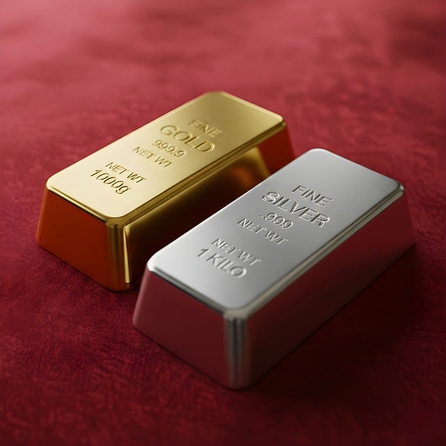 gold and silver bar